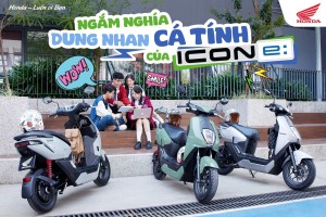 5 LÝ DO BẠN NÊN LỰA CHỌN XE ĐIỆN Honda ICON-e