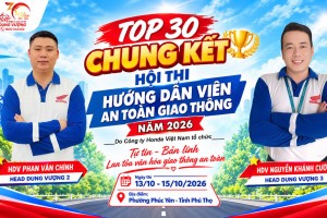 DUNG VƯỢNG TIẾP LỬA – CHUNG KẾT HỘI THI HƯỚNG DẪN VIÊN AN TOÀN GIAO THÔNG 2026!