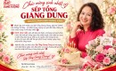 CHÚC MỪNG SINH NHẬT SẾP TỔNG GIANG DUNG – NGƯỜI LÃNH ĐẠO ĐÁNG KÍNH 