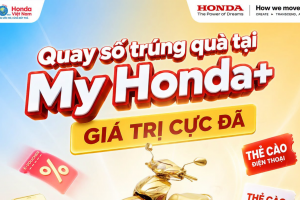 QUAY SỐ TRÚNG QUÀ - GIÁ TRỊ CỰC ĐÃ TRÊN My Honda+