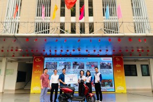 TRAO TẶNG XE ĐIỆN HONDA ICON e VÀ ĐÀO TẠO LÁI XE AN TOÀN TẠI TRƯỜNG THPT QUỐC OAI