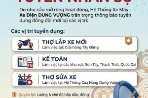 HỆ THỐNG DUNG VƯỢNG THÔNG BÁO TUYỂN DỤNG NHÂN SỰ 2026 