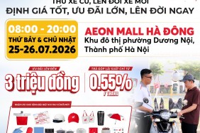 CUỐI TUẦN NÀY – MANG XE CŨ ĐẾN AEON MALL HÀ ĐÔNG, LÊN ĐỜI HONDA MỚI!