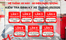LỊCH KIỂM TRA XE ĐỊNH KỲ THÁNG 5/2026 – ĐỪNG BỎ LỠ!