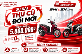 ƯU ĐÃI THU CŨ – ĐỔI MỚI, LÊN ĐỜI XE SH NGAY HÔM NAY!