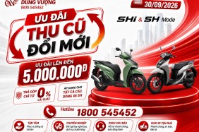 ƯU ĐÃI THU CŨ – ĐỔI MỚI, LÊN ĐỜI XE SH NGAY HÔM NAY!