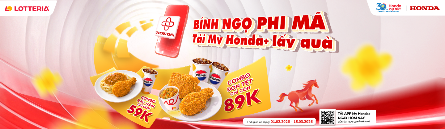 Bính ngọ phi mã - tải My Honda nhận quà